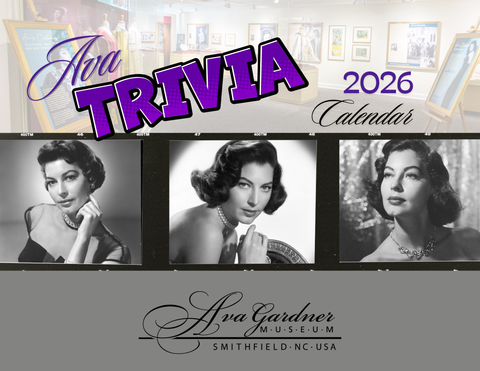 2026 Calendar - Ava Gardner Trivia