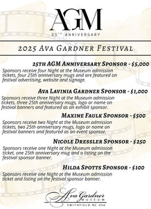 2025 Ava Gardner Festival - Sponsorships